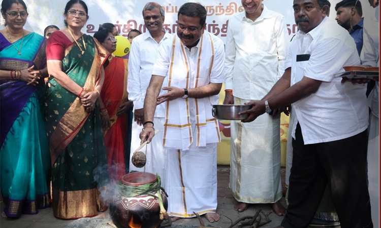 தமிழ் நாகரீகம் மகத்தானது; பொங்கல் விழாவில் பங்கேற்ற மத்திய மந்திரி புகழாரம்