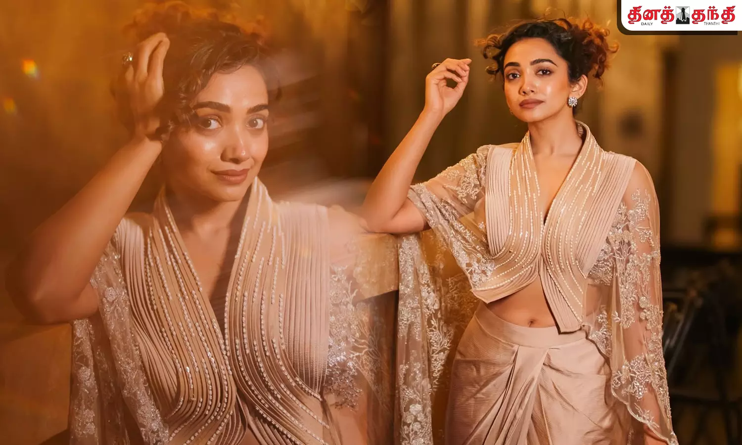 நடிகை சான்வி மேக்னாவின் லேட்டஸ்ட் கிளிக்ஸ்!