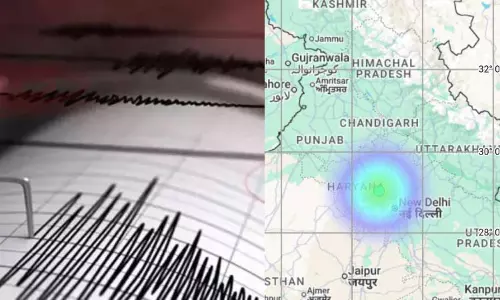 அரியானாவில் நிலநடுக்கம்: ரிக்டர் அளவில் 3.4 ஆக பதிவு