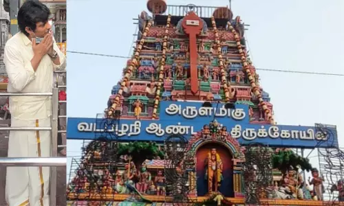 வடபழனி முருகன் கோவிலில் நடிகர் ஜீவா சாமி தரிசனம்