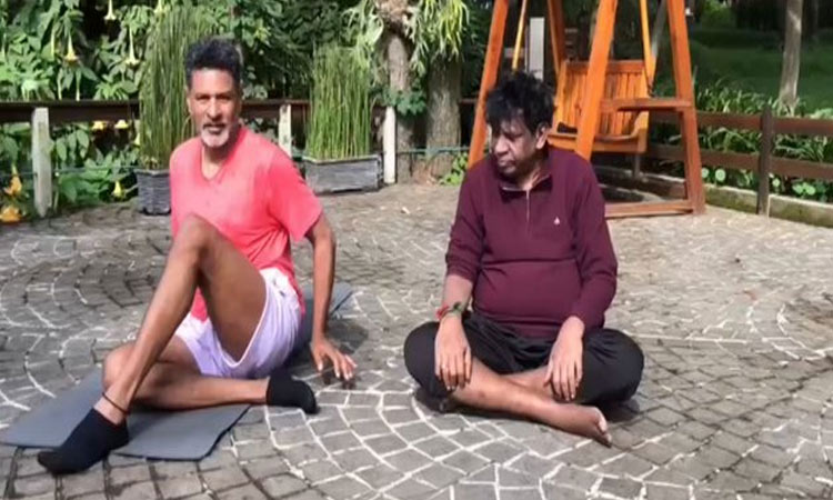 வடிவேலுவுடன் உடற்பயிற்சி செய்யும் வீடியோவை வெளியிட்ட பிரபுதேவா