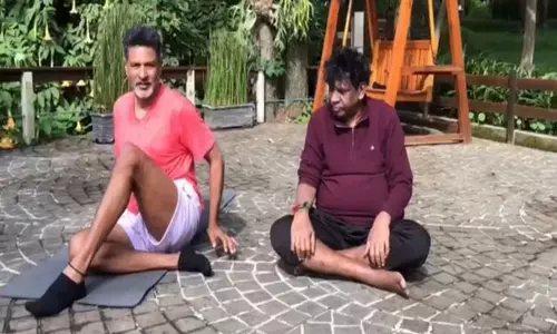 வடிவேலுவுடன் உடற்பயிற்சி செய்யும் வீடியோவை வெளியிட்ட பிரபுதேவா