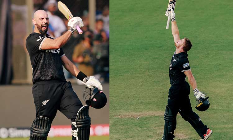 டேரில் மிட்சேல், பிலிப்ஸ் அபார சதம்...நியூசிலாந்து அணி 337 ரன்கள் குவிப்பு