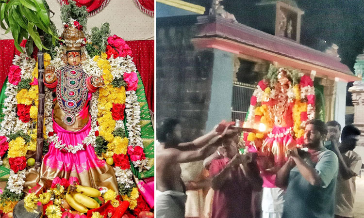 ஆரணி சம்பங்கி பிச்சாலீஸ்வரர் கோவிலில் அபிராமி பூஜை