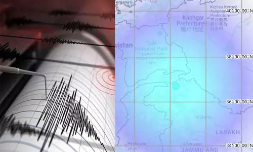 லடாக்கில் நிலநடுக்கம்: ரிக்டர் அளவில் 5.7 ஆக பதிவு