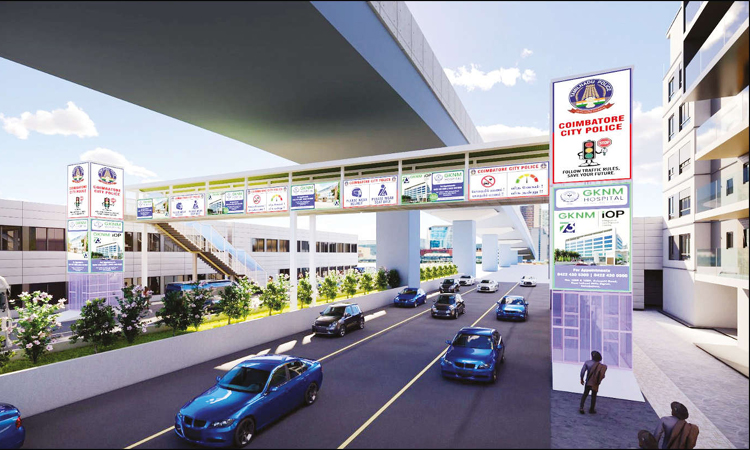 கோவை அவினாசியில் ரூ.2½ கோடி செலவில் அமைகிறது மின்விசை படிக்கட்டுடன் நடைமேம்பாலம்