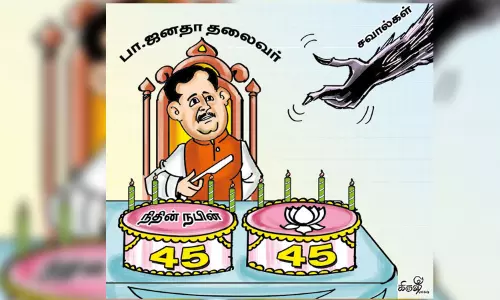 பா.ஜனதாவின் வயதுடைய இளம் தலைவர்