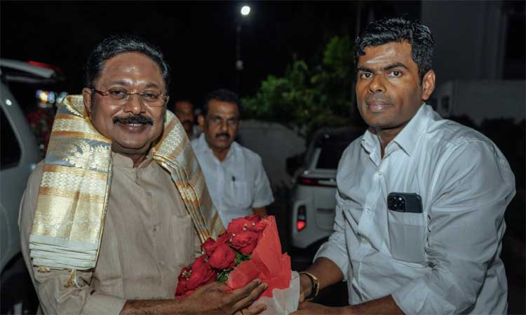 தேசிய ஜனநாயக கூட்டணியில் டிடிவி தினகரன் - அண்ணாமலை வரவேற்பு