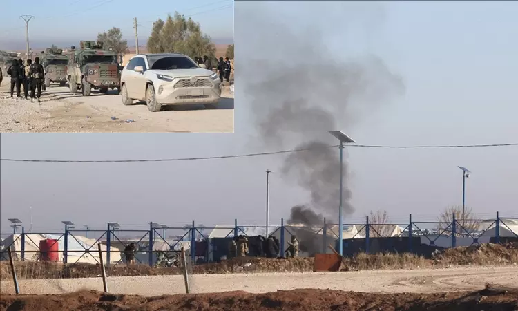 சிரியா: ஆயுதக்குழுவினர் நடத்திய டிரோன் தாக்குதலில் பாதுகாப்புப்படை வீரர்கள் 7 பேர் பலி சிரியா: ஆயுதக்குழுவினர் நடத்திய டிரோன் தாக்குதலில் பாதுகாப்புப்படை வீரர்கள் 7 பேர் பலி