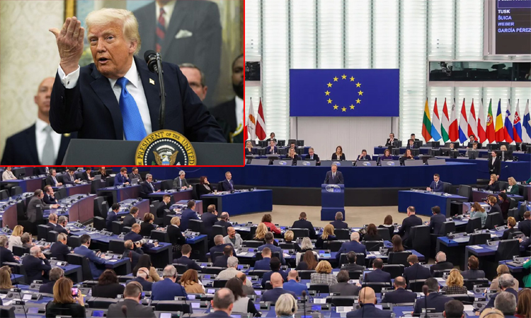 அமெரிக்காவுடனான வர்த்தக ஒப்பந்த பேச்சுவார்த்தை நிறுத்தம்; ஐரோப்பிய யூனியன் அதிரடி