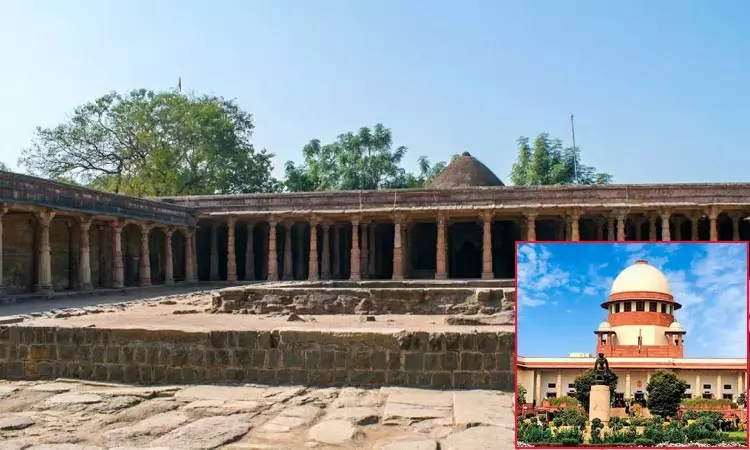 சர்ச்சைக்குரிய போஜ்ஷாலா வளாகத்தில் இந்து - முஸ்லிம் பிரார்த்தனை செய்ய சுப்ரீம் கோர்ட்டு அனுமதி சர்ச்சைக்குரிய போஜ்ஷாலா வளாகத்தில் இந்து - முஸ்லிம் பிரார்த்தனை செய்ய சுப்ரீம் கோர்ட்டு அனுமதி