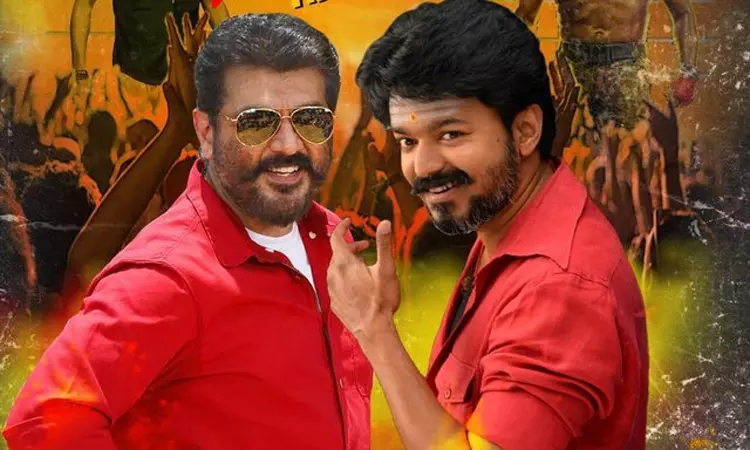 நெல்லையில்மங்காத்தா படத்துக்கு பேனர் வைத்த விஜய் ரசிகர்கள்..! நெல்லையில்மங்காத்தா படத்துக்கு பேனர் வைத்த விஜய் ரசிகர்கள்..!