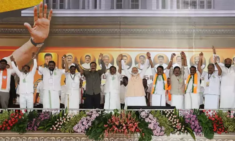 திமுக ஆட்சியை அகற்ற கவுன்ட்டவுன் தொடங்கி விட்டது - பிரதமர் மோடி பரபரப்பு பேச்சு திமுக ஆட்சியை அகற்ற கவுன்ட்டவுன் தொடங்கி விட்டது - பிரதமர் மோடி பரபரப்பு பேச்சு