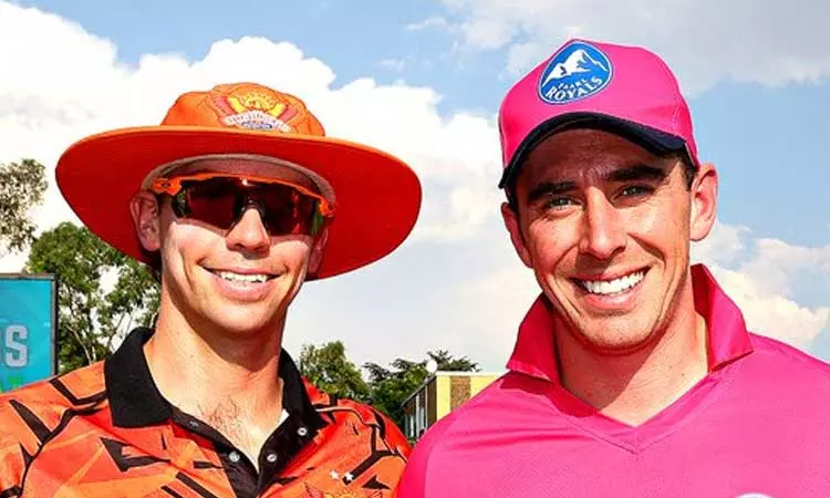 எஸ்.ஏ. டி20: டாஸ் வென்ற பார்ல் ராயல்ஸ் பேட்டிங் தேர்வு எஸ்.ஏ. டி20: டாஸ் வென்ற பார்ல் ராயல்ஸ் பேட்டிங் தேர்வு