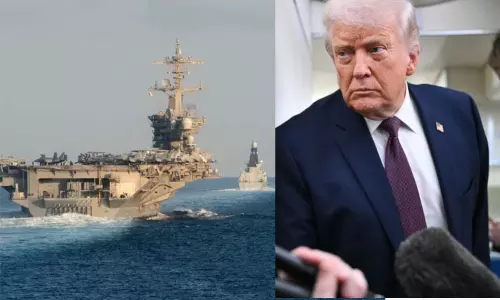 மத்திய கிழக்கில் பதற்றம்: ஈரானை நோக்கி செல்லும் மிகப்பெரிய அமெரிக்க கடற்படை
