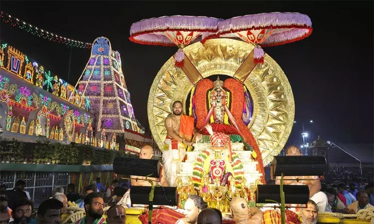 திருப்பதி ஏழுமலையான் கோவிலில் கோலாகலமாக தொடங்கியது ரத சப்தமி விழா திருப்பதி ஏழுமலையான் கோவிலில் கோலாகலமாக தொடங்கியது ரத சப்தமி விழா