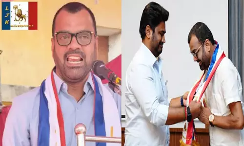 நடிகர் தாடி பாலாஜிக்கு  பொதுச்செயலாளர் பதவி வழங்கிய  லட்சிய ஜனநாயக கட்சி நிறுவனர்