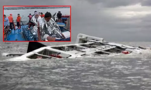 பிலிப்பைன்சில் படகு கவிழ்ந்து 13 பேர் பலி; 100 பேர் மாயம்