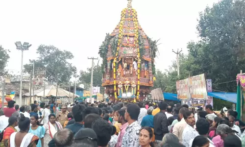 பாண்டமங்கலம் பிரசன்ன வெங்கட்ரமண சுவாமி கோவில் தேரோட்டம்