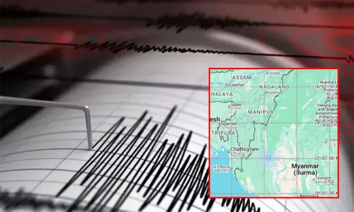 மியான்மரில் தொடர்ந்து ஏற்படும் நிலநடுக்கம்; மக்கள் அதிர்ச்சி