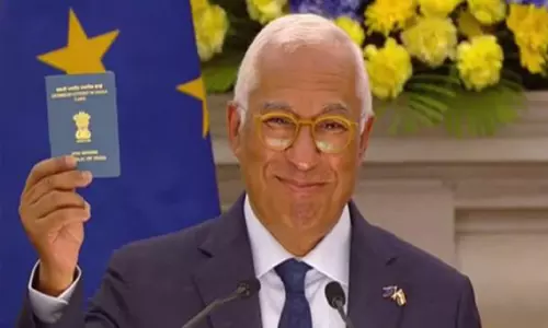 நானும் இந்திய குடிமகன்தான்... நீண்டகால விசா அட்டையை எடுத்து காண்பித்த ஐரோப்பிய கவுன்சில் தலைவர்